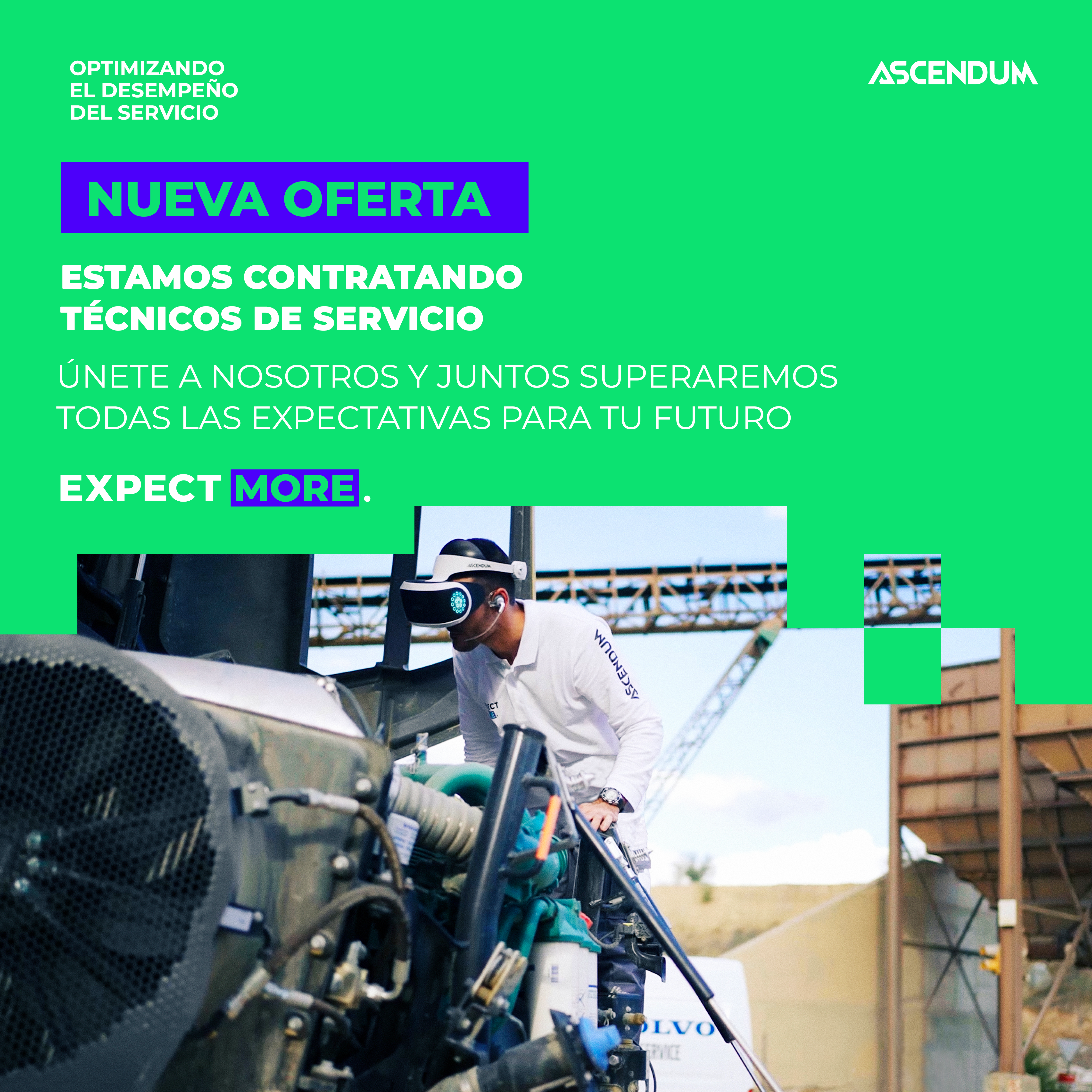 Plantilla Oferta Trabajo Técnicos De Servicio Verde