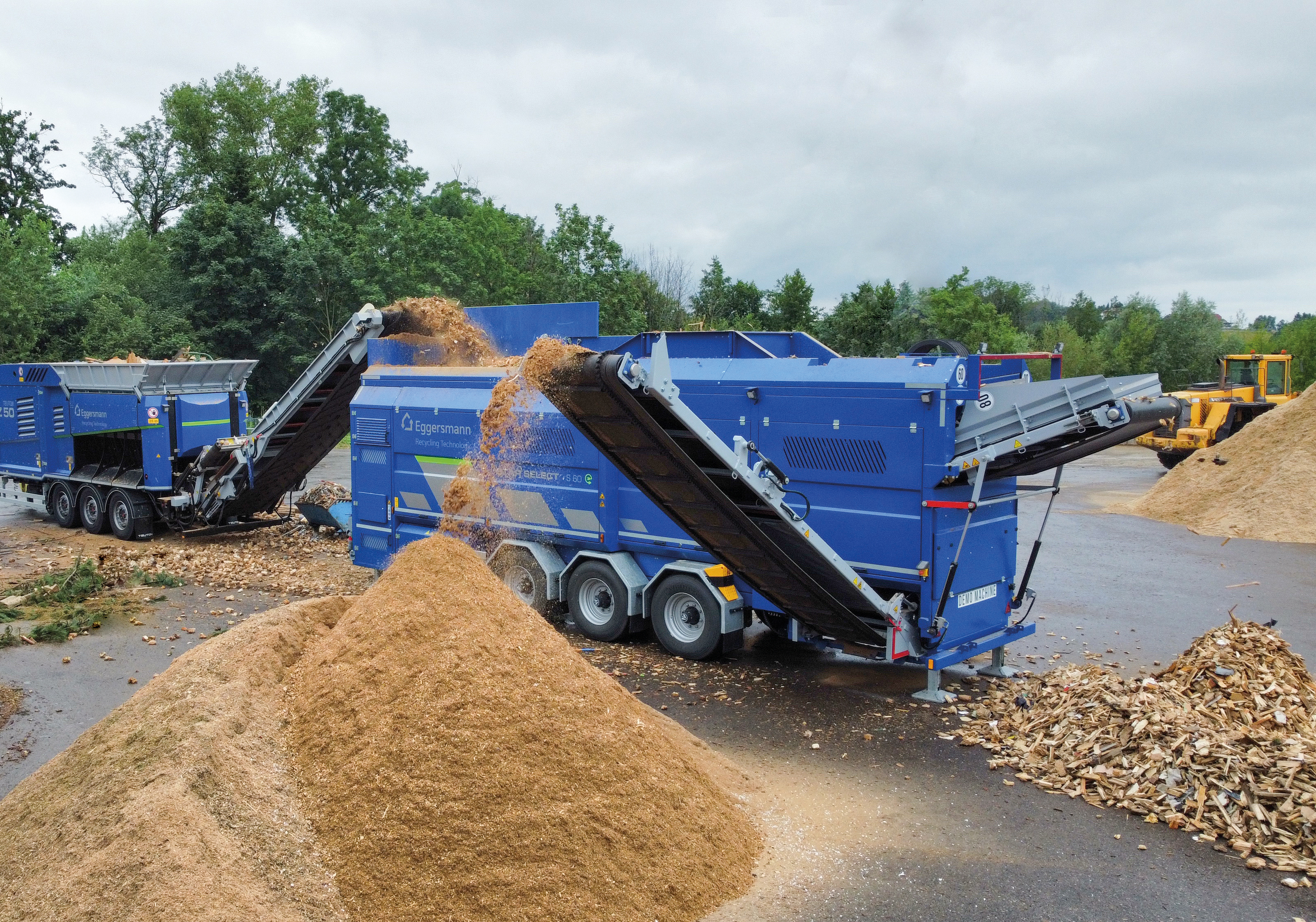 Las máquinas de reciclaje Eggersmann destacan por su versatilidad, productividad y robustez